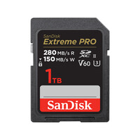 SanDisk SDSDXEP-1T00-GN4IN - 1 TB - SDXC - Klasse 10 - UHS-II - 280 MB/s - 150 MB/s