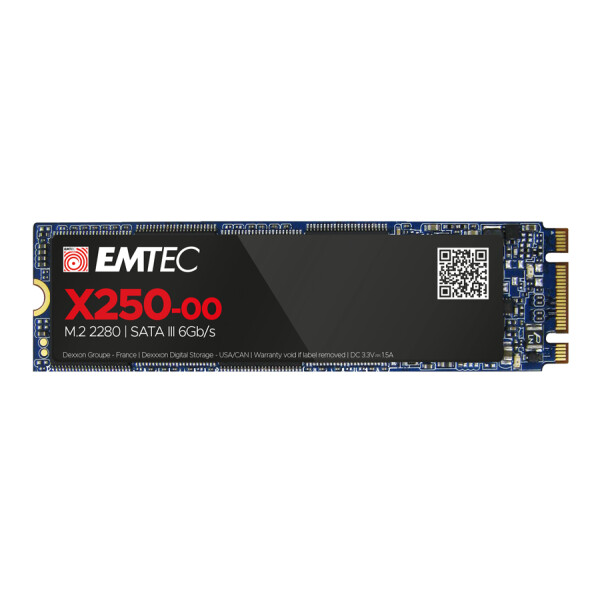 EMTEC X250, 2 TB, M.2, 520 MB/s, 6 Gbit/s