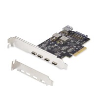 StarTech.com 5-Port USB PCIe Card 3.2 PCI Express Card...