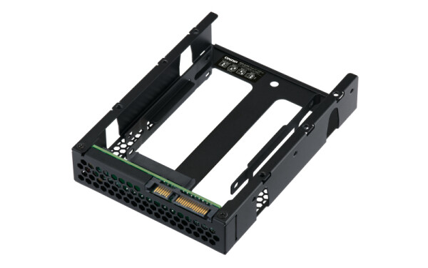 QNAP QDA-A2AR - HDD / SSD-Gehäuse - 2.5" - Serial ATA III - 6 Gbit/s - Schwarz