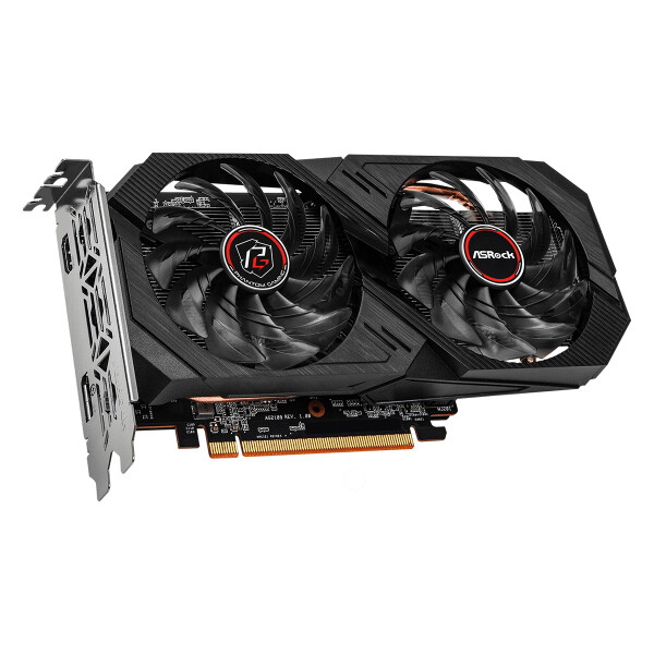 ASRock Phantom Gaming RX 6500 XT 4GB OC, Radeon RX 6500 XT, 4 GB, GDDR6, 64 Bit, 7680 x 4320 Pixel, PCI Express 4.0