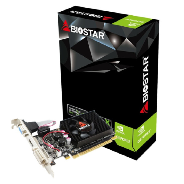 Biostar GeForce 210, GeForce 210, 1 GB, GDDR3, 64 Bit, 2560 x 1600 Pixel, PCI Express x16 2.0