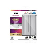 Silicon Power Armor A75 - 1 TB - 2.5" - 3.2 Gen 1 (3.1 Gen 1) - Silber