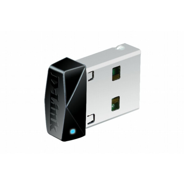 D-Link DWA-121, Kabellos, USB, WLAN, Wi-Fi 4 (802.11n), 150 Mbit/s, Schwarz