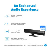 HP Z G3 Conferencing Lautsprecherleisten-Standfuß,...