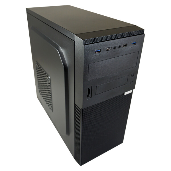 LC-Power LC-7041B-ON, Midi Tower, PC, Schwarz, ATX, micro ATX, Mini-ITX, Metall, Kunststoff, Gaming