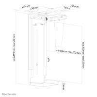 Neomounts PC-Halter, Tischmontierte CPU-Halterung, Tower,...