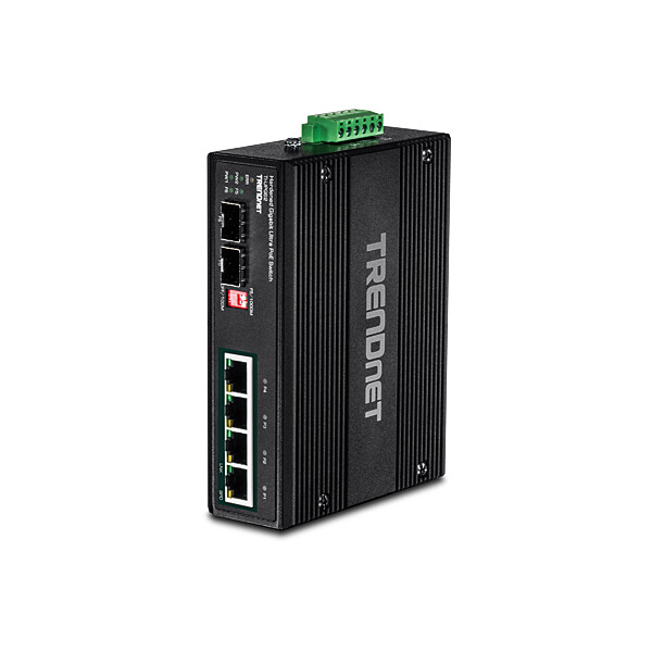 TRENDnet TI-UPG62, Unmanaged, L2, Gigabit Ethernet (10/100/1000), Vollduplex, Power over Ethernet (PoE), Wandmontage