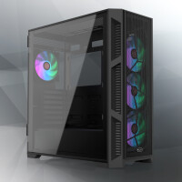 RAIJINTEK PONOS Ultra, Midi Tower, PC, Schwarz, ATX,...