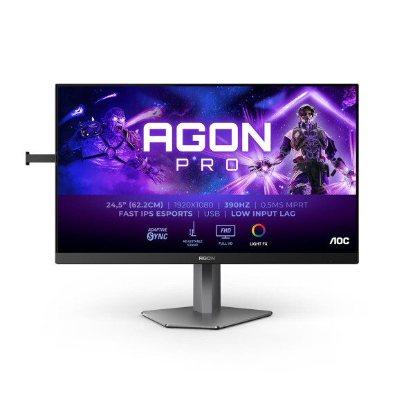 AOC AGON PRO AG256FS, 62,2 cm (24.5"), 1920 x 1080 Pixel, Full HD, LCD, 0,3 ms, Schwarz