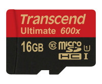 Transcend 16GB microSDHC Class 10 UHS-I (Ultimate) - 16...