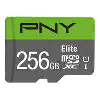 PNY Elite - 256 GB - MicroSDXC - Klasse 10 - UHS-I - Class 1 (U1) - V10