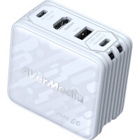 AVer Ladedock Core Go GC313 White 100W GaN HDMI
