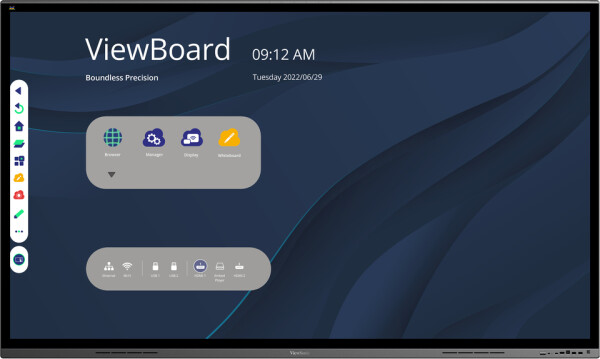 ViewSonic IFP8662 - Interaktiver Flachbildschirm - 2,18 m (86") - LED - 3840 x 2160 Pixel - WLAN