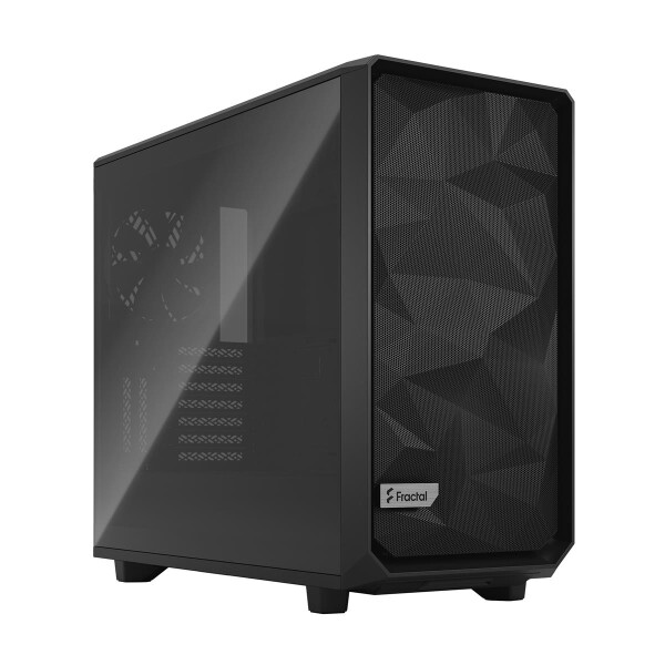 Fractal Design Meshify 2, Tower, PC, Schwarz, ATX, EATX, micro ATX, Mini-ITX, Stahl, Gaming