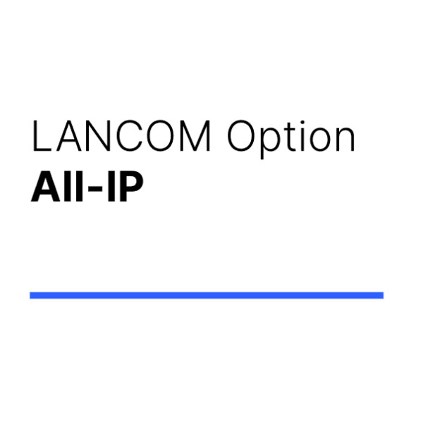 Lancom All-IP Option, Netzwerk-Management, Upgrade, 1 Lizenz(en), LANCOM 1781er, 1631E, 831A, Deutschland