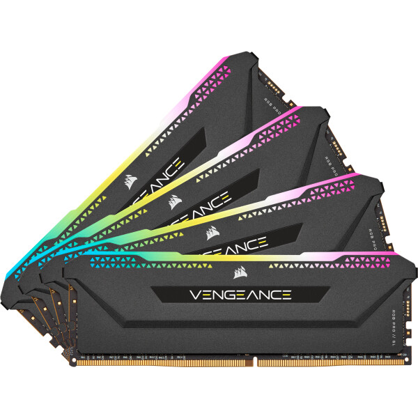 Corsair Vengeance RGB Pro CMH64GX4M4D3600C18, 64 GB, 4 x 16 GB, DDR4, 3600 MHz, 288-pin DIMM