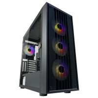 LC-Power LC-810B-ON, Midi Tower, PC, Schwarz, ATX, EATX,...