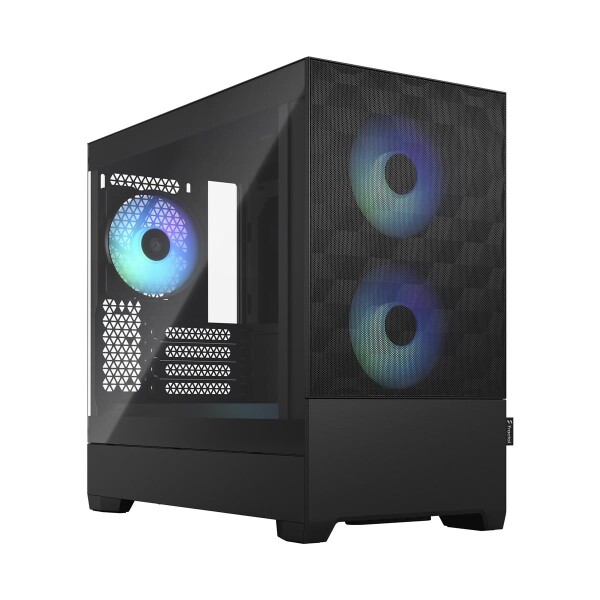 Fractal Design Pop Mini Air, Mini Tower, PC, Schwarz, micro ATX, Mini-ITX, Stahl, Gehärtetes Glas, Multi