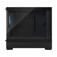 Fractal Design Pop Mini Air, Mini Tower, PC, Schwarz, micro ATX, Mini-ITX, Stahl, Gehärtetes Glas, Multi