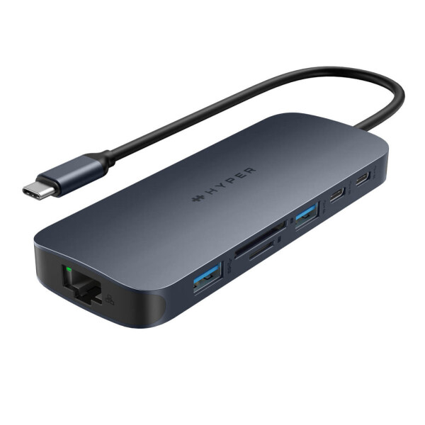 Targus HD4005GL, USB 3.2 Gen 2 (3.1 Gen 2) Type-C, 140 W, 10,100,1000 Mbit/s, IEEE 802.3, IEEE 802.3ab, IEEE 802.3u, Blau, MicroSD (TransFlash), SD