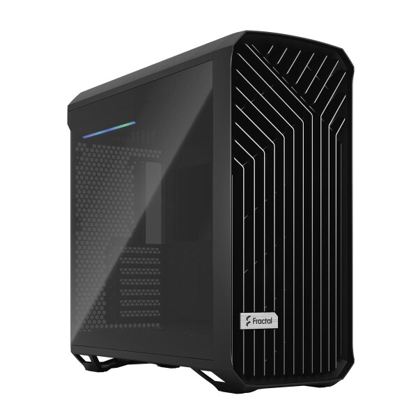 Fractal Design Torrent, Tower, PC, Schwarz, ATX, EATX, ITX, micro ATX, SSI CEB, Gehärtetes Glas, Gaming