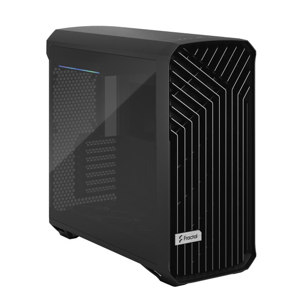 Fractal Design Torrent, Tower, PC, Schwarz, ATX, EATX, ITX, micro ATX, SSI CEB, Gehärtetes Glas, Gaming