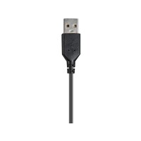 SANDBERG USB Office Headset Saver, Kabelgebunden, Anrufe/Musik, 20 - 20000 Hz, 150 g, Kopfhörer, Schwarz
