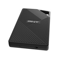 PNY RP60 - SSD - 2 TB - extern (tragbar) - USB - Zubehör in der Box: USB-C 3.1> USB-C 3.1 Cable Kabel