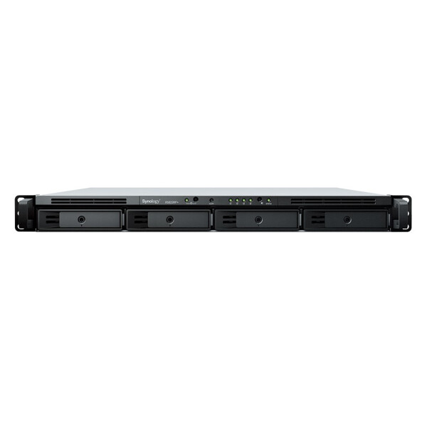 Synology RackStation RS822RP+, Rack (1U), AMD Ryzen, V1500B, 40 TB, Grau