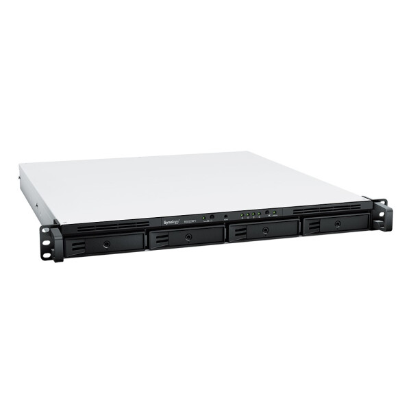 Synology RackStation RS822RP+, Rack (1U), AMD Ryzen, V1500B, 40 TB, Grau