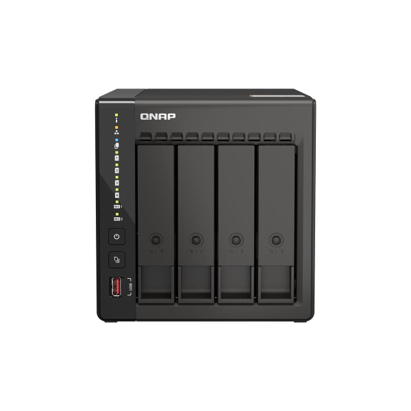 QNAP QVP-41C, NAS, Tower, Intel® Celeron®, J6412, Schwarz