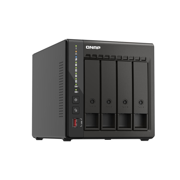 QNAP QVP-41C, NAS, Tower, Intel® Celeron®, J6412, Schwarz