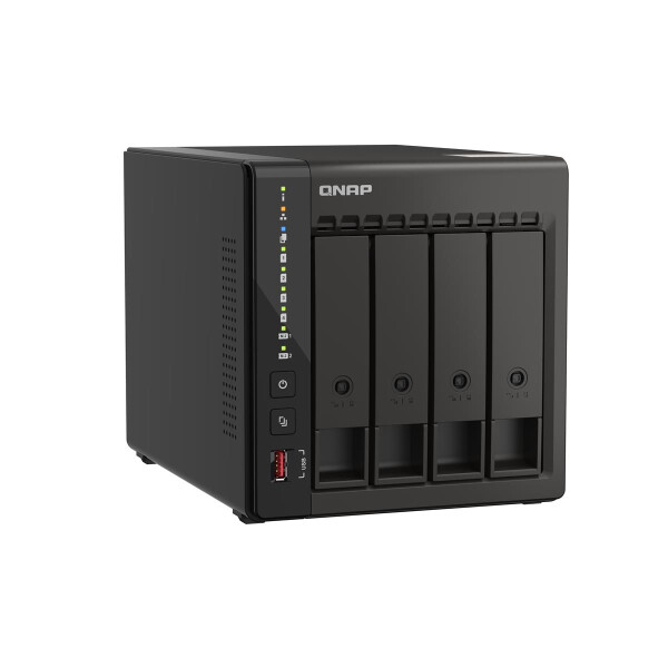 QNAP QVP-41C, NAS, Tower, Intel® Celeron®, J6412, Schwarz