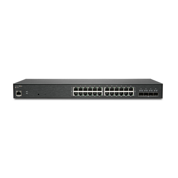 SonicWALL SWS14-24, Managed, L2, Gigabit Ethernet (10/100/1000), Rack-Einbau, 1U