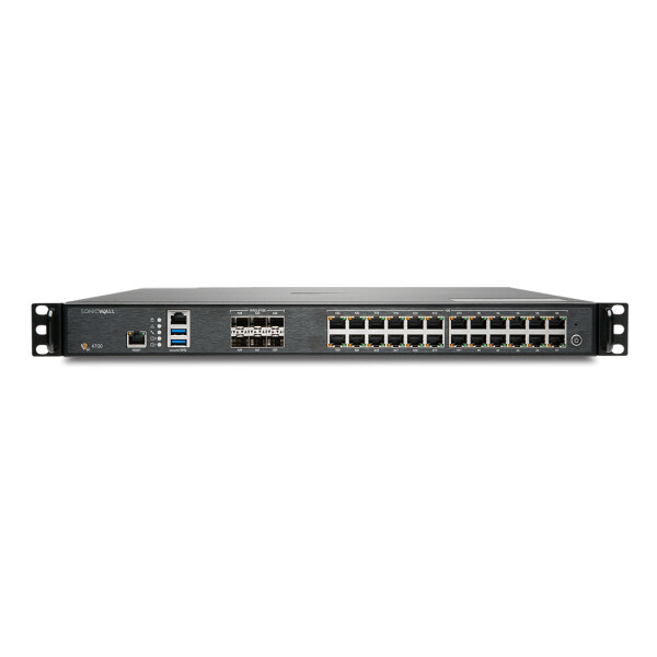 SonicWALL NSA 4700, 18 Gbit/s, 11 Gbit/s, 3DES, 128-bit AES, 192-bit AES, 256-bit AES, DES, MD5, SHA-1, TCP/IP, UDP, ICMP, HTTP, HTTPS, IPSec, ISAKMP/IKE, SNMP, DHCP, PPPoE, L2TP, PPTP, RADIUS, IEEE 802.3, BGP, BGP4, OSPF, RIP, RIP-1, RIP-2, Kabelgebunden