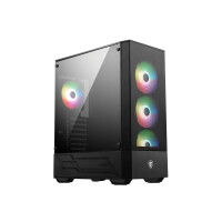 MSI MAG FORGE 112R, Midi Tower, PC, Schwarz, Transparent,...