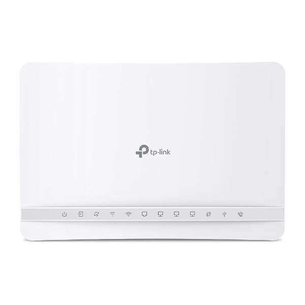 TP-LINK Wi-Fi 6 Internet Box 4, Wi-Fi 6 (802.11ax), Dual-Band (2,4 GHz/5 GHz), Eingebauter Ethernet-Anschluss, ADSL, Weiß, Tabletop-Router