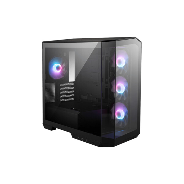 MSI MAG PANO M100R PZ, Micro Tower, PC, Schwarz, ITX, micro ATX, Gaming, Multi