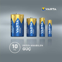 Varta -4920/2B, Einwegbatterie, D, Alkali, 1,5 V, 2...