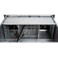 Inter-Tech 4U 40248 - Rack - Server - Schwarz - Grau - ATX - micro ATX - Mini-ITX - SSI CEB - Stahl - Alarm - HDD - Netzwerk - Leistung