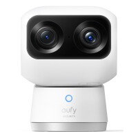 Anker Innovations Eufy Indoor Cam S350 - IP-Sicherheitskamera - Drinnen - Kabellos - Tisch/Bank - Schwarz - Weiß - Glühbirne