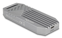 Delock M.2 NVMe SSD Gehäuse USB 40 Gbps - werkzeugfrei - Gehäuse - USB Typ C