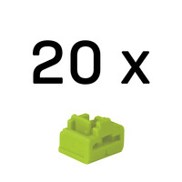 Lindy RJ45 Port Schlösse grün 20 Stück