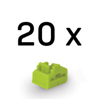 Lindy RJ45 Port Schlösse grün 20 Stück