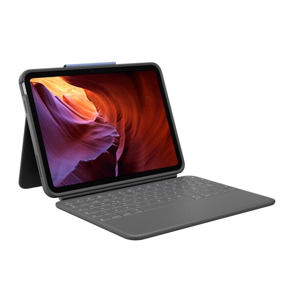 Logitech Rugged Folio - QWERTY - Spanisch - 1,8 cm - 1,2 mm - Apple - {loc-value}
