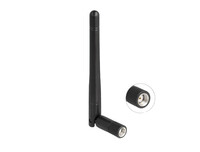 Delock WLAN 802.11 ac/ax/a/b/g/n Antenne RP-SMA Stecker 2 dBi omnidirektional mit - Omnidirektional - WLAN