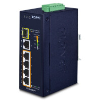Planet IGS-614HPT - Unmanaged - Gigabit Ethernet (10/100/1000) - Power over Ethernet (PoE) - Wandmontage
