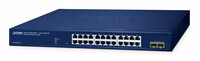 Planet Web Smart Switch GS-2210-24T2S - Switch - 1 Gbps