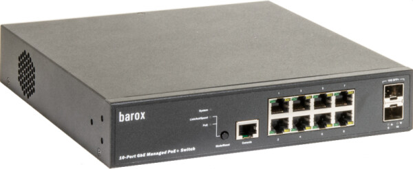 Barox RY-LGSP28-10 - Managed - L2/L3 - Gigabit Ethernet (10/100/1000) - Power over Ethernet (PoE)